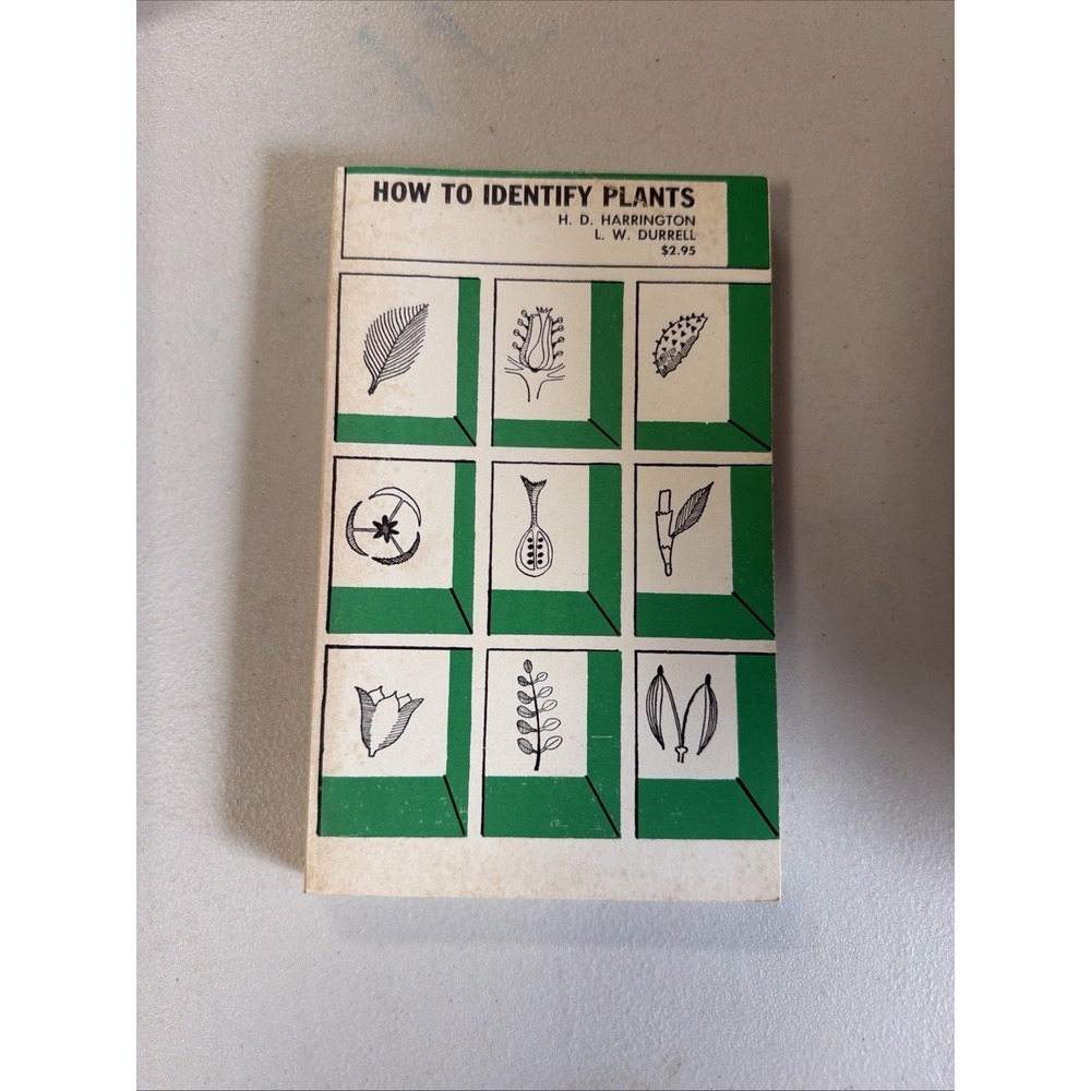 Vintage How to Identify Plants Harrington Durrell 1957 First Ed Swallow Press